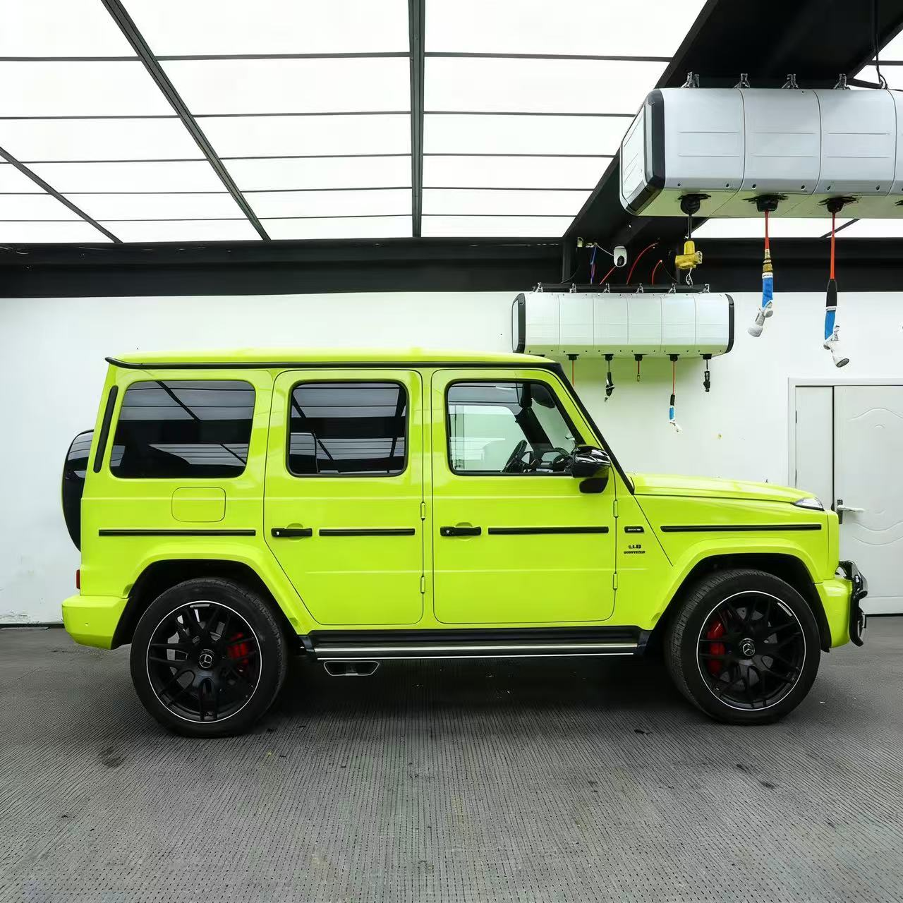 TPU Glossy Acid Green Colored PPF Paint Protection Film - Image 3