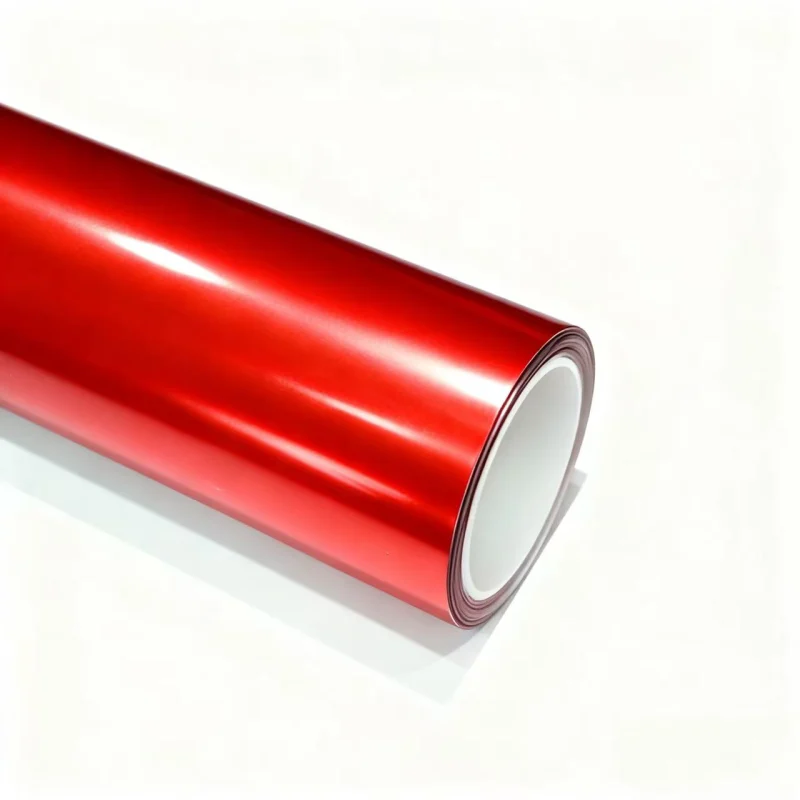 TPU Gloss Strawberry Red Colored PPF Paint Protection Film