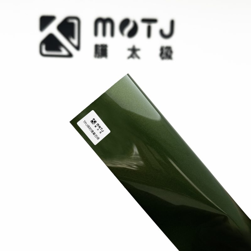 TPU Porsche Mamba Green Colored PPF