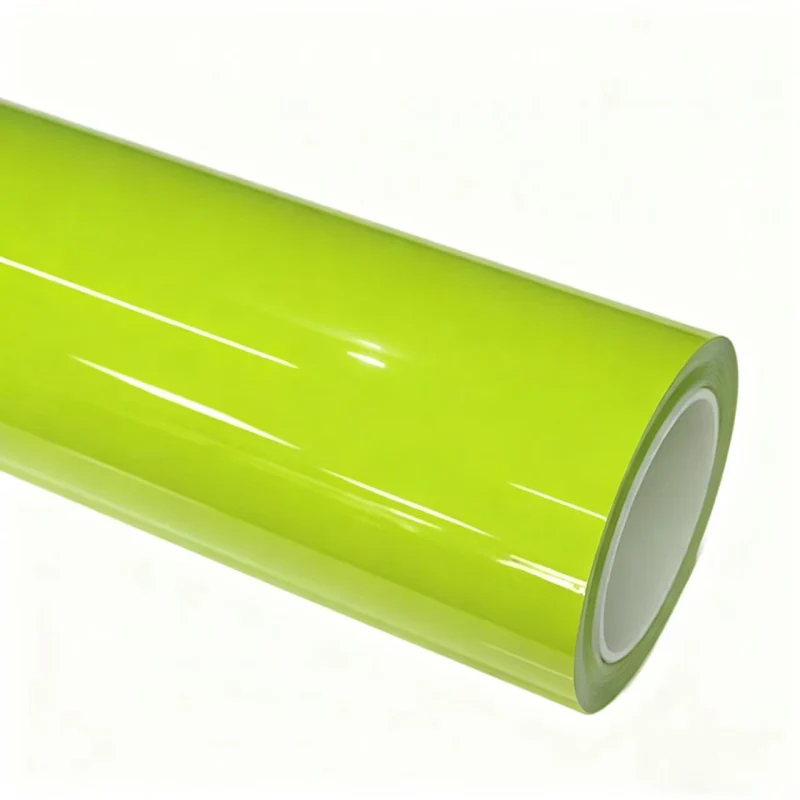 TPU Glossy Acid Green Colored PPF