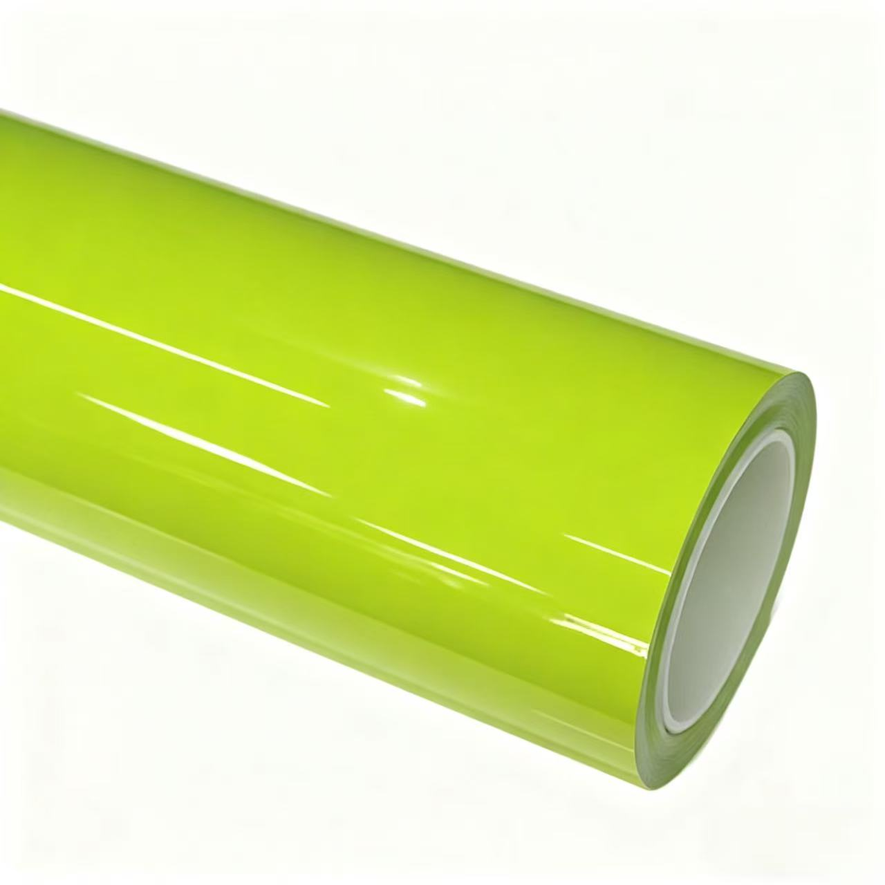 TPU Glossy Acid Green Colored PPF