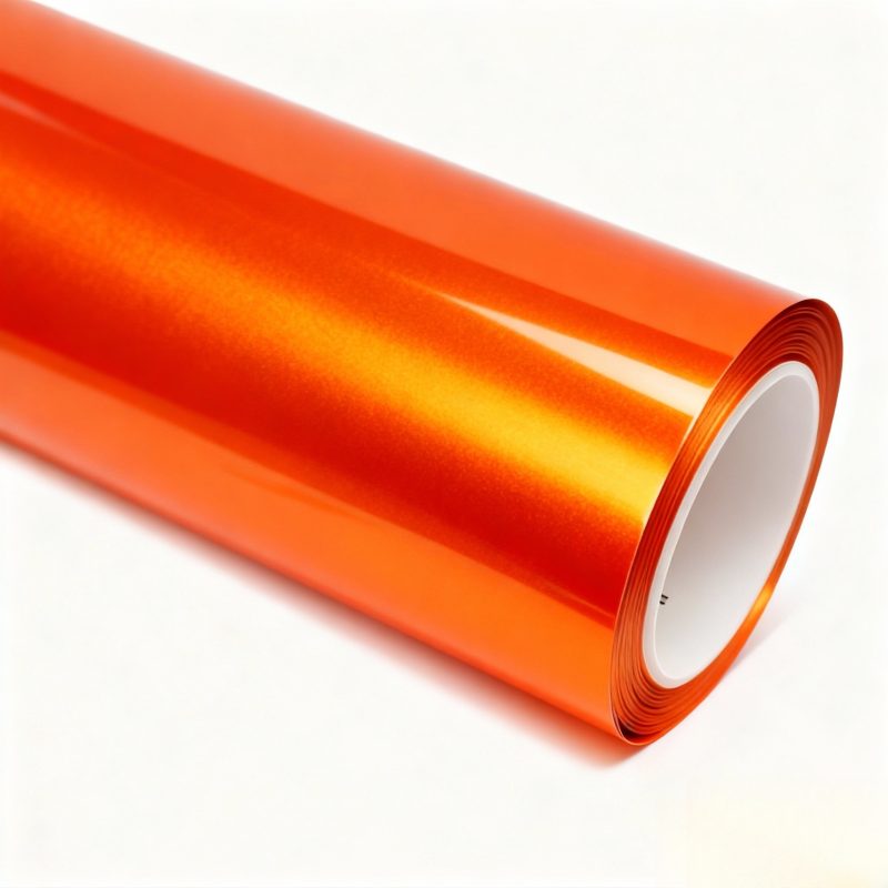 TPU Fiery Orange Colored PPF