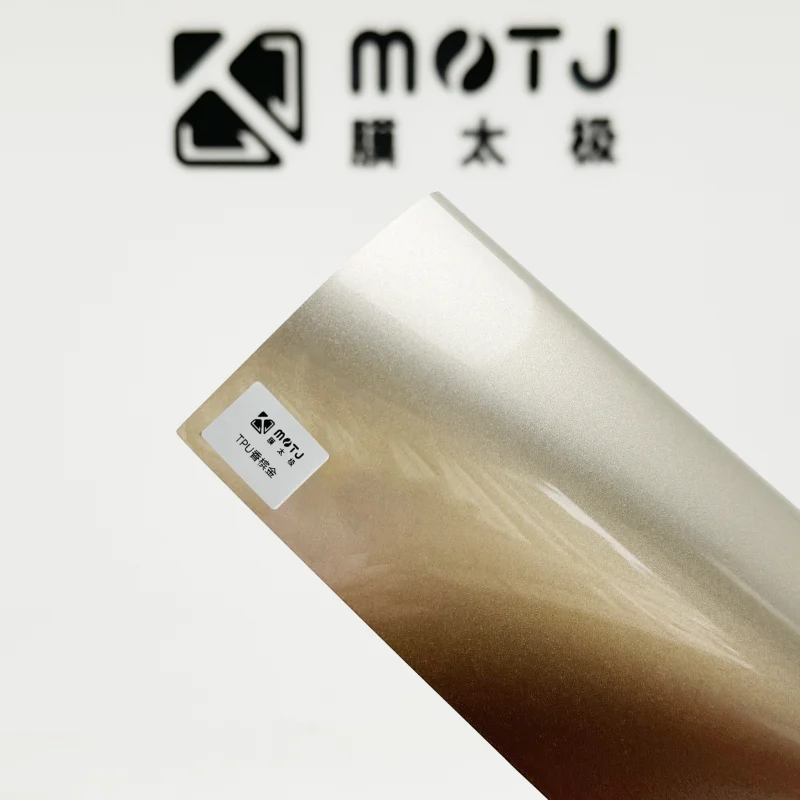 TPU Metallic Champagne Gold Colored PPF