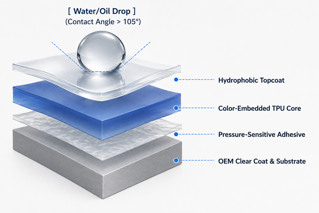 TPU Color PPF structure pic
